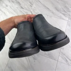 Rockport prowalker men’s 13 black leather slip on loafer walking shoes 100125 Rockport prowalker men main image 2